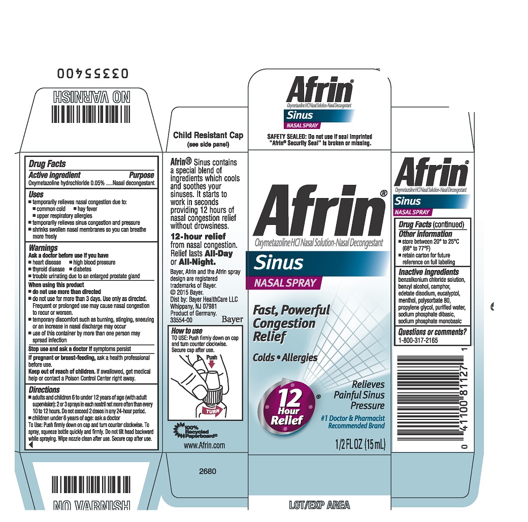 Afrin Sinus Oxymetazoline